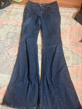 J Brand Dark Blue Flare Jeans